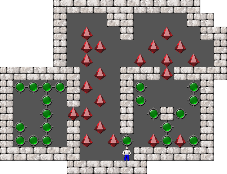 Sokoban Mass Remodel level 1285